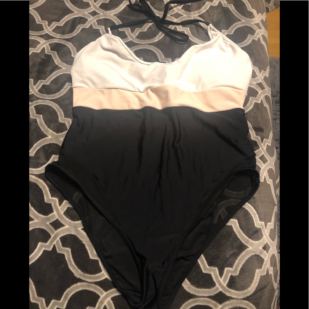 One piece bathing suit